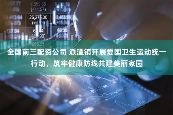 全国前三配资公司 派潭镇开展爱国卫生运动统一行动，筑牢健康防线共建美丽家园